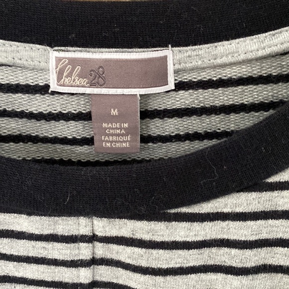 Chelsea28 striped long-sleve sweatshirt, M - Picture 2 of 11